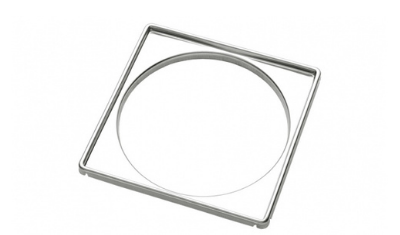 porta grelha quadrada inox 100mm blukit 5