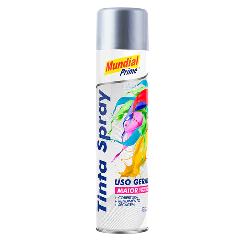 tinta spray 350ml toolcolor metalica aluminio