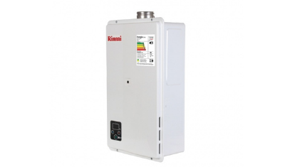 aquecedor de agua a gas glp branco 27 litros rinnai 6