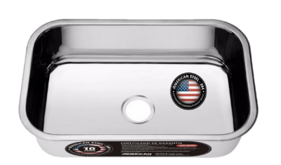 cuba de inox n2 white 56x34 alto brilho american steel 5