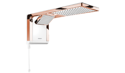 chuveiro acqua duo rose goldbranco 220v7800w lorenzetti 6