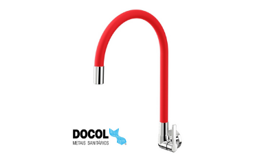 torneira goumert cozinha de parede galiflex vermelha docol 00967479 3