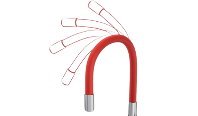 torneira hydra hydramotion flexivel de bancada vermelha bica 400x235