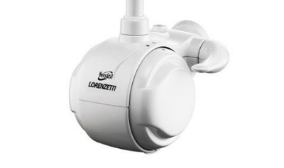 torneira eletrica versatil branca de parede lorenzetti corpo