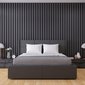 painel ripado no quarto atrás da cama
