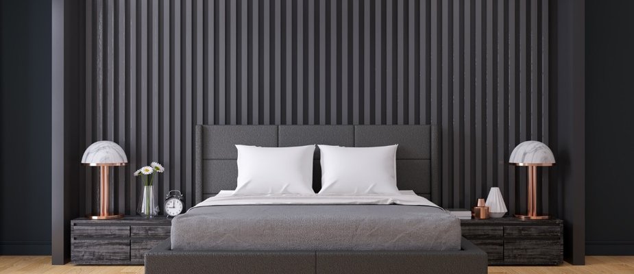 Painel ripado no quarto: Um novo estilo para o ambiente! Painel ripado no quarto: Um novo estilo para o ambiente!