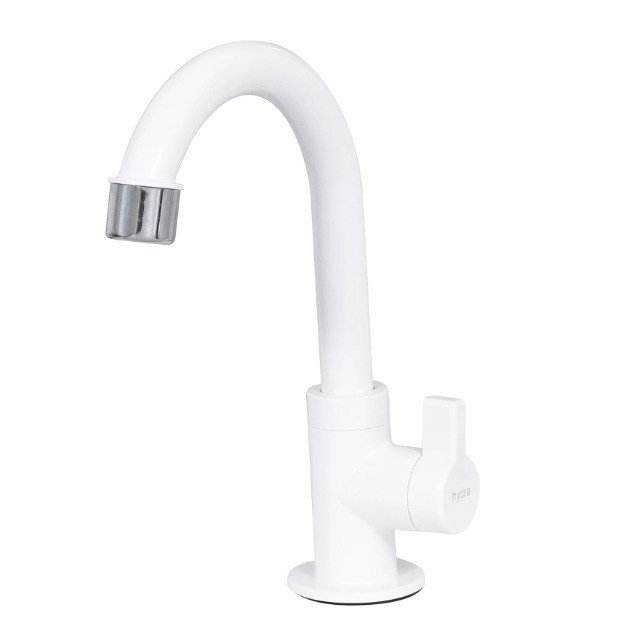 torneira banheiro hydraplus branca