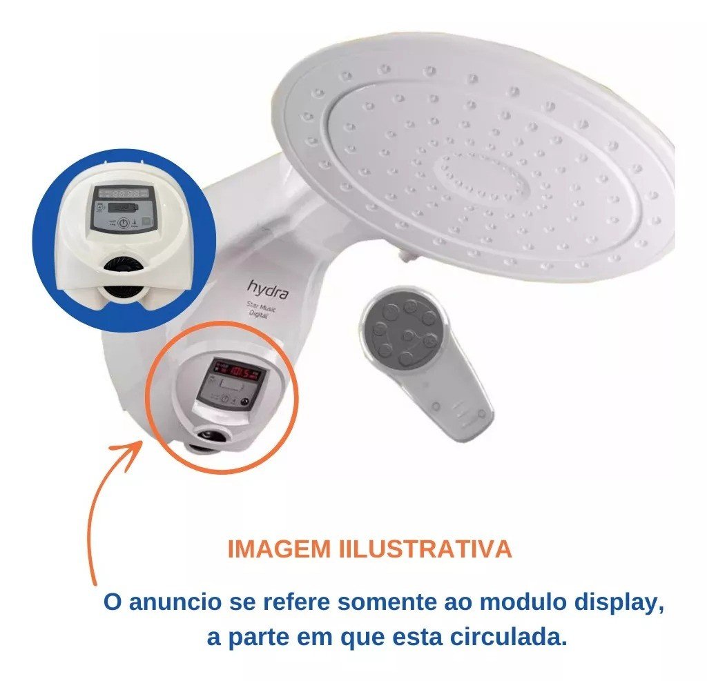 modulo display eletronico optima star music 220v hydra