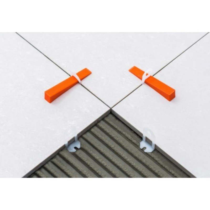 nivelador de piso 2mm grande metasul 50pc