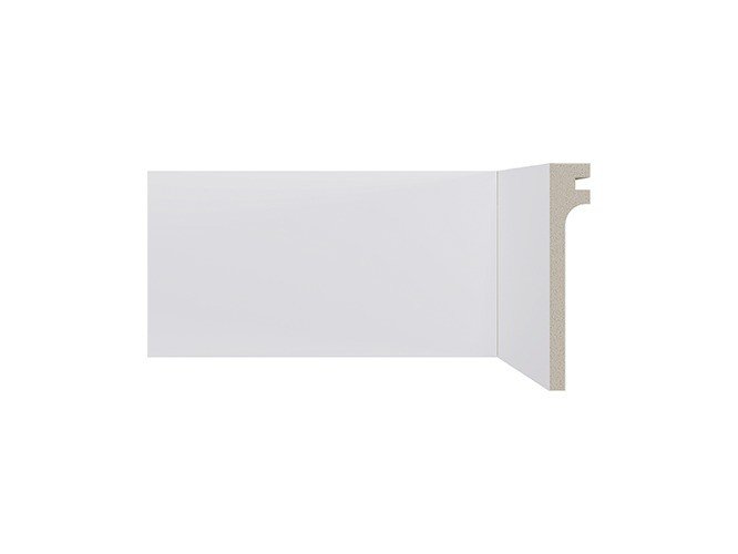 rodape de poliestireno reforma 548 branco com 110mm de altura santa luzia