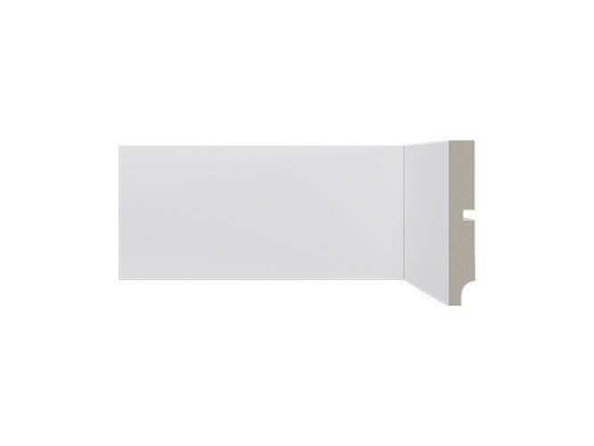 rodape de poliestireno 547 branco com 100mm de altura santa luzia