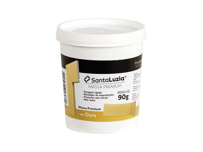 massa premium ouro com 90g santa luzia