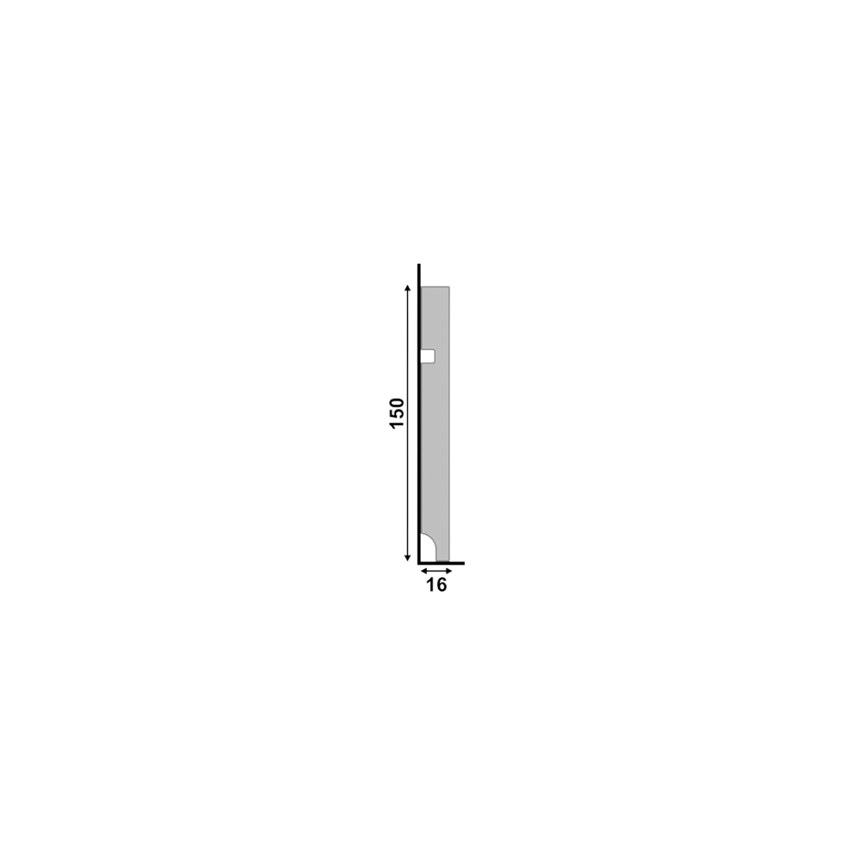 rodape 496 cinza titanium de poliestireno com 150mm de altura santa luzia1
