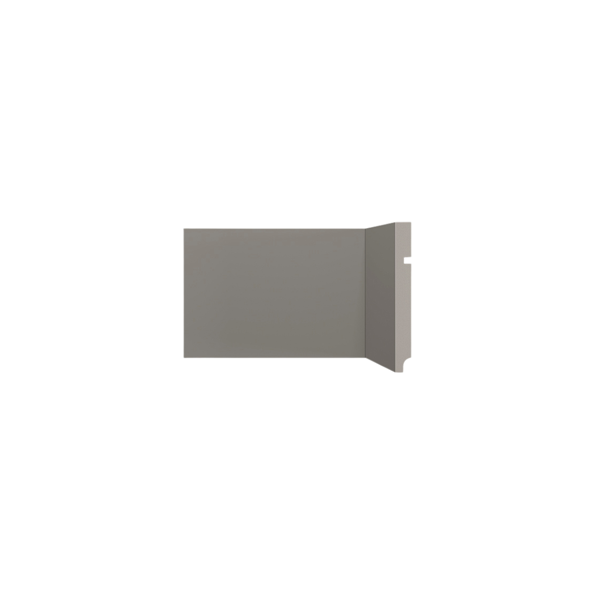 rodape 496 cinza titanium de poliestireno com 150mm de altura santa luzia