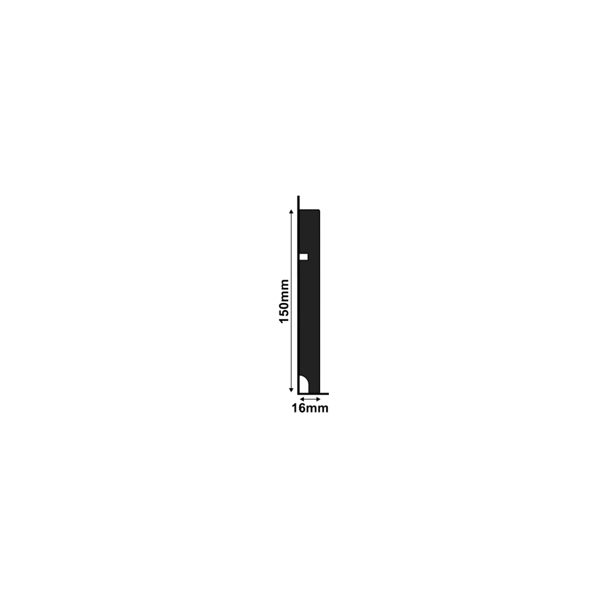 rodape de poliestireno 3496 preto com 150mm de altura santa luzia1