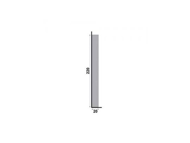 socalo de poliestireno 179 branco com 220mm de altura santa luziaadad