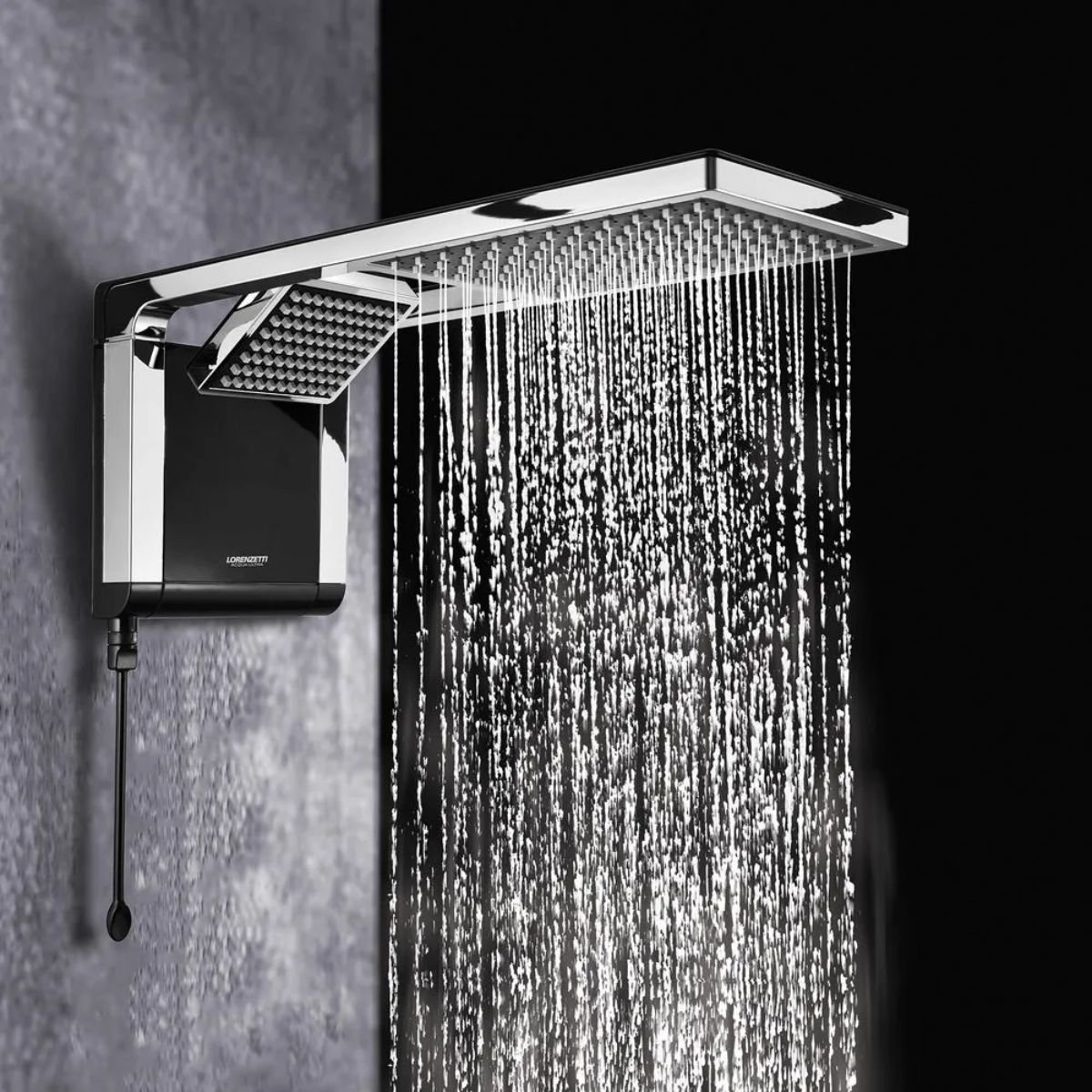 chuveiro eletronico aqua duo ultra 220v 6800w preto lorenzetti