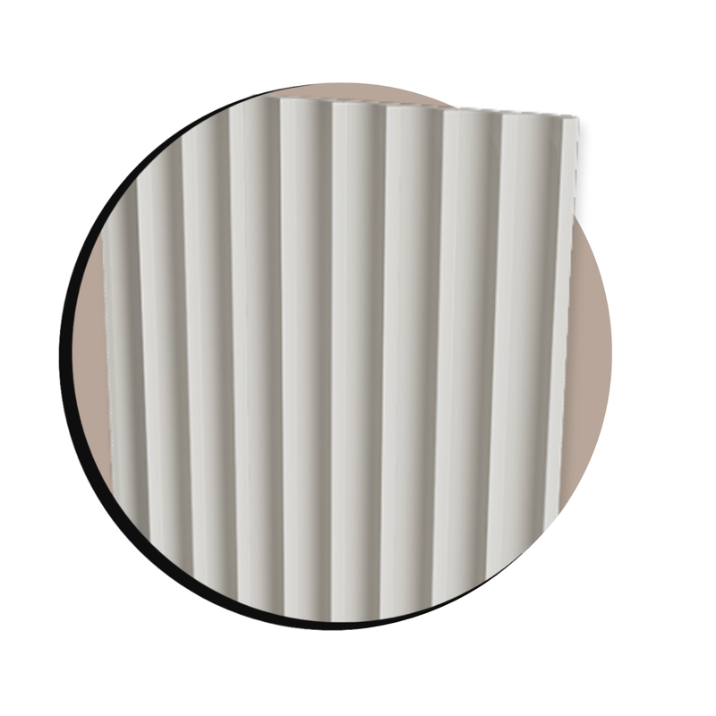 Painel Waves Fendi de Poliest 155 mm Santa Luzia 280cmX15,5cmX1,5cm