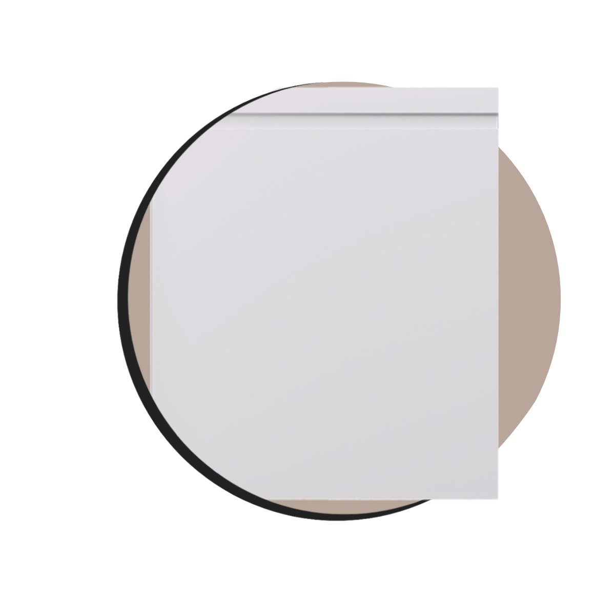 rodape de poliestireno 546 branco com 250mm de altura santa luzia