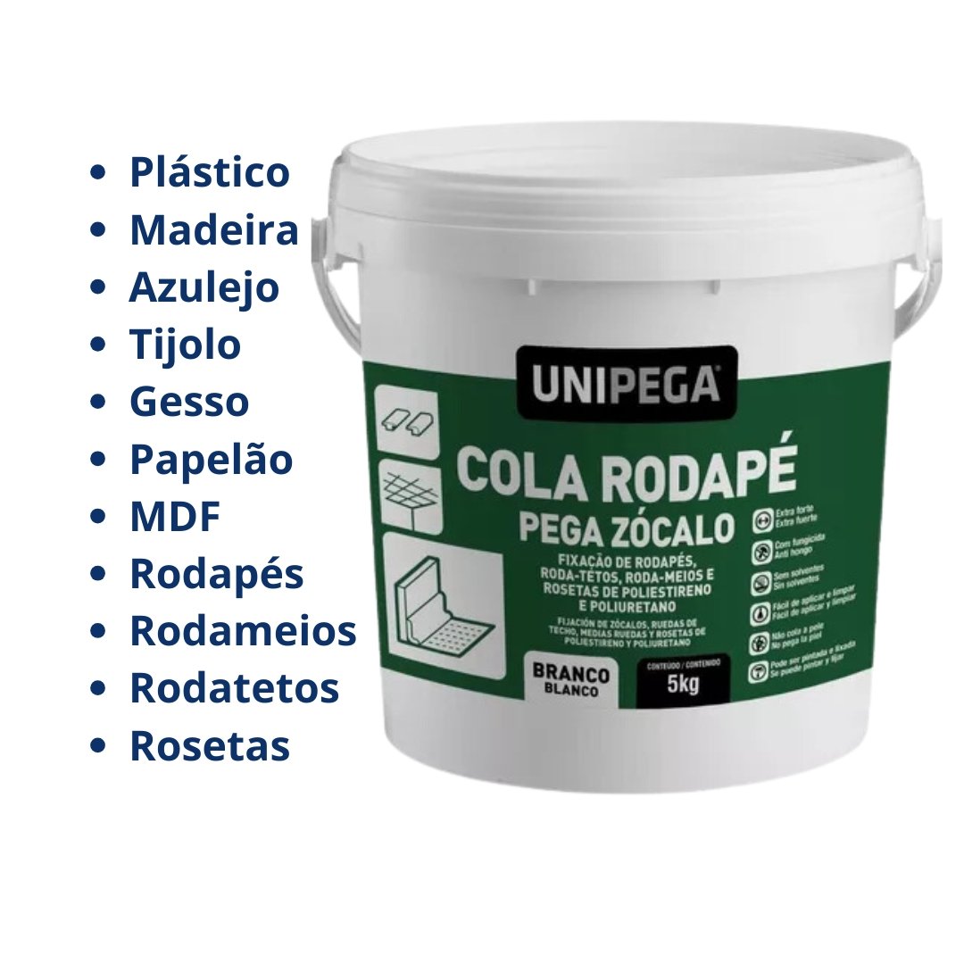 caracteristicas cola 5kg unipega repare