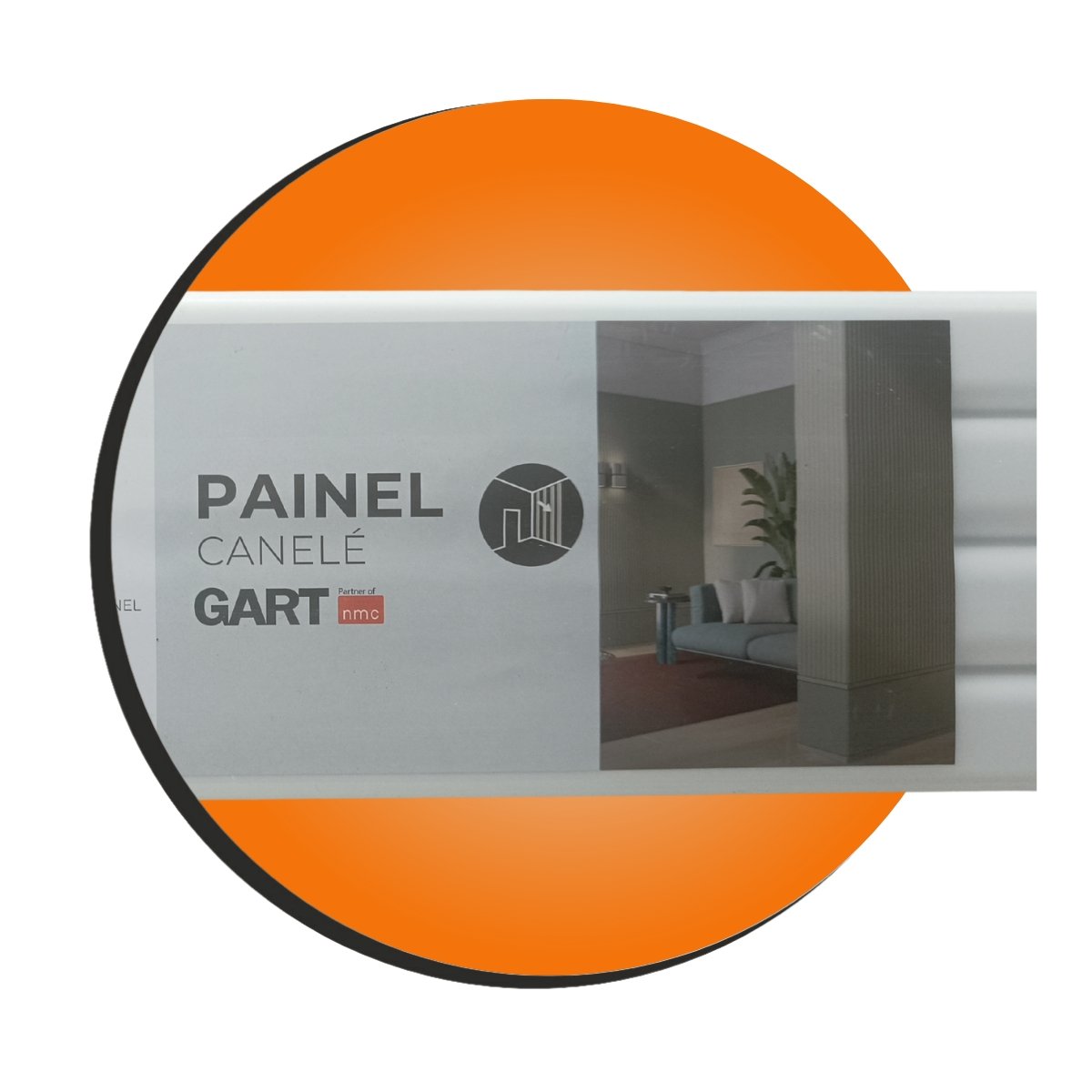 p16700cl moldura de parede canele l 14x120x2000mm gart 2