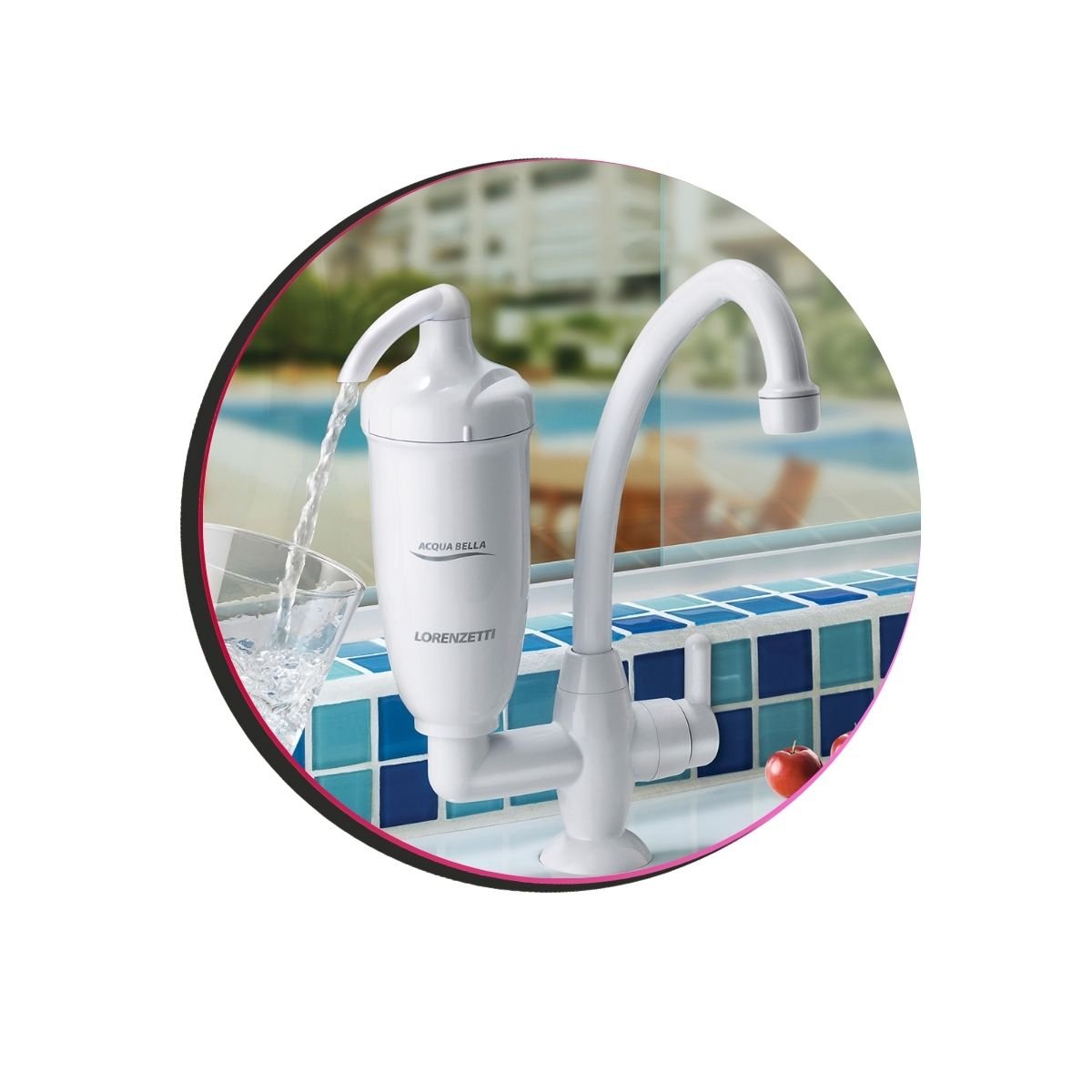 7411040 purificador agua acqua due parede lorenzetti repare 7