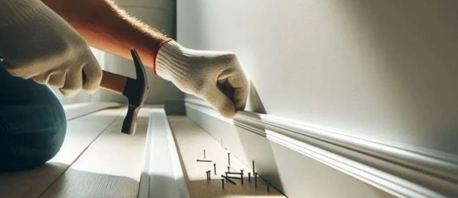 Como colocar rodapé de pvc