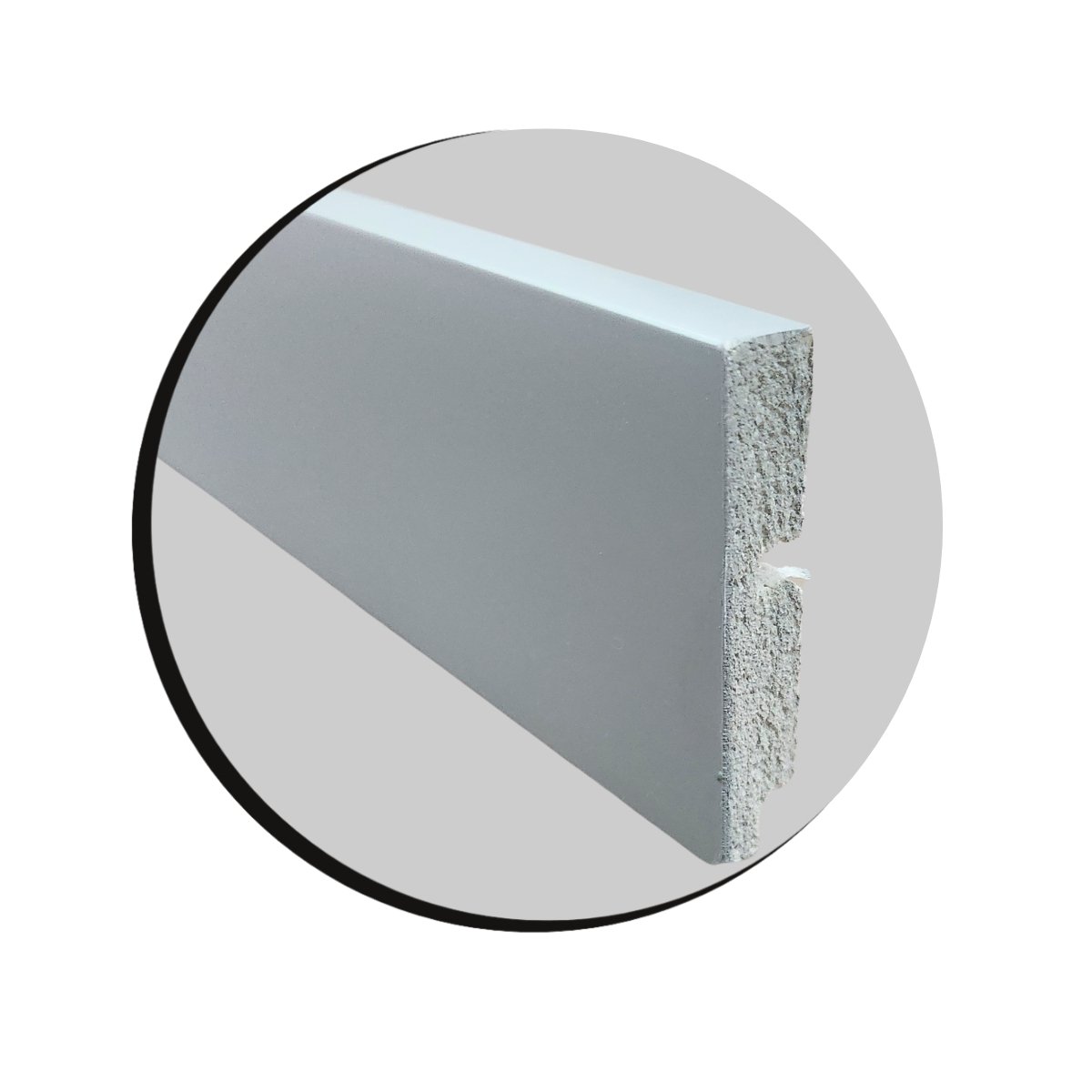 rodape de poliestireno 451 cinza glacial com 70mm de altura santa luzia