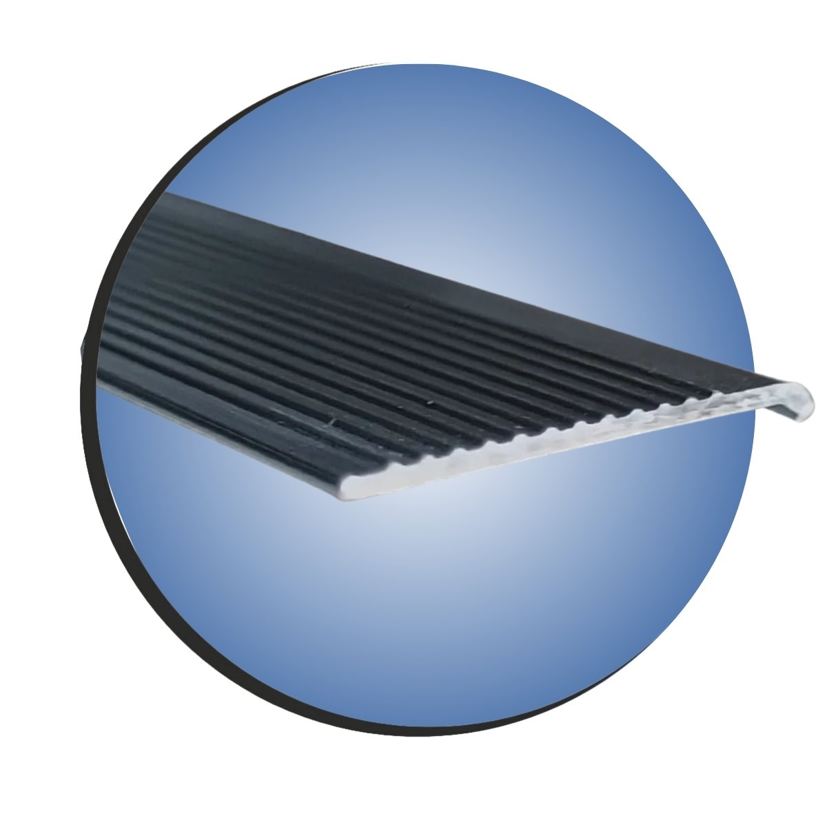 Perfil de Alum&iacute;nio Arremate 2mm Standard Fum&ecirc; 1 Metro para piso